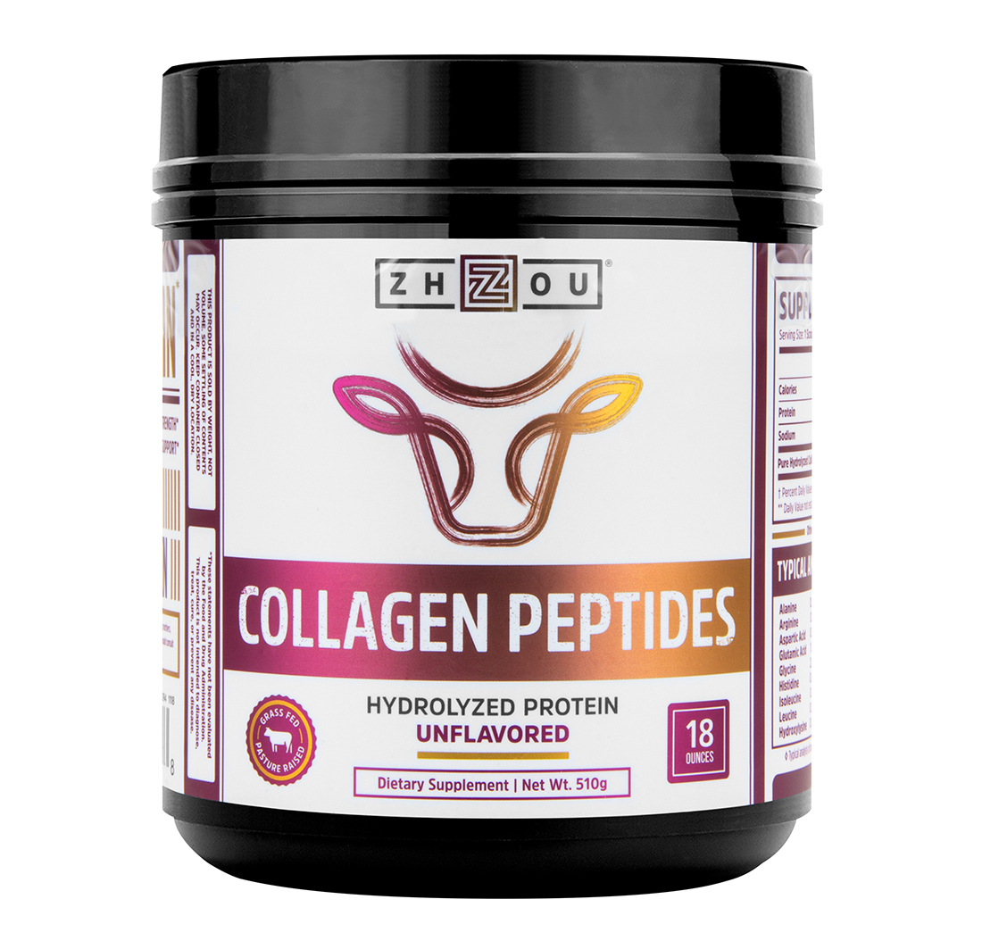 Collagen Peptides powder container
