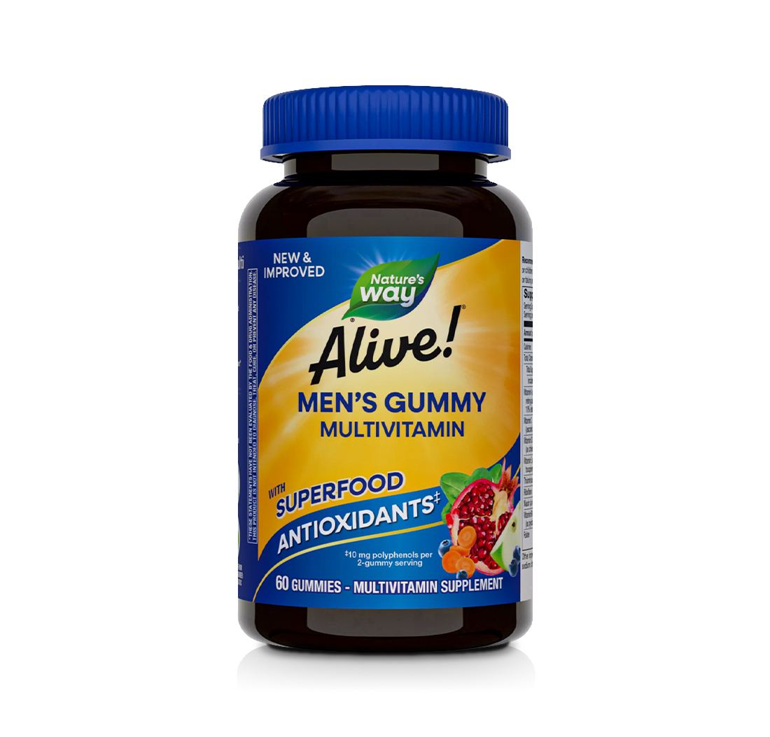ALIVE! MEN'S GUMMY VITAMINS 75 Adult Gummy Vitamins