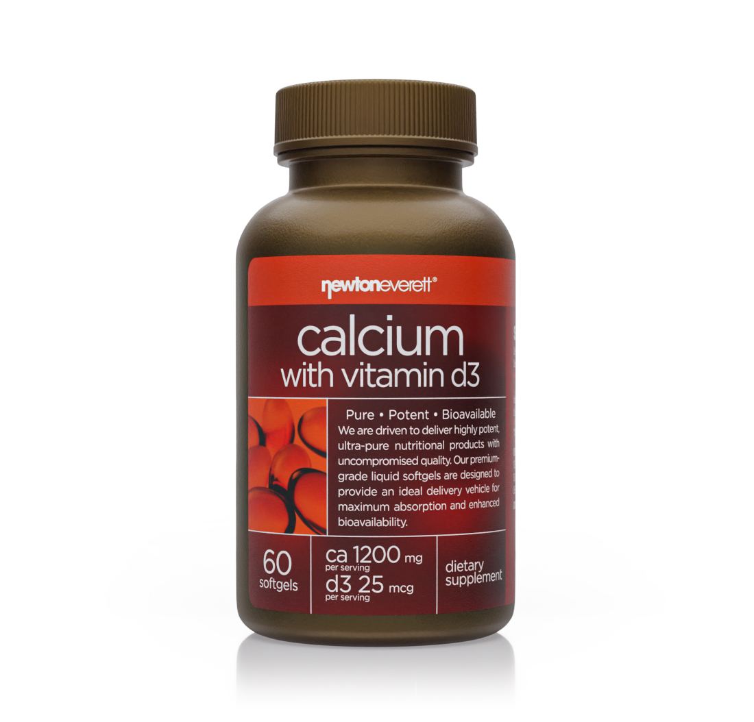 CALCIUM 1200mg with Vitamin D3 25mcg 60 Softgels